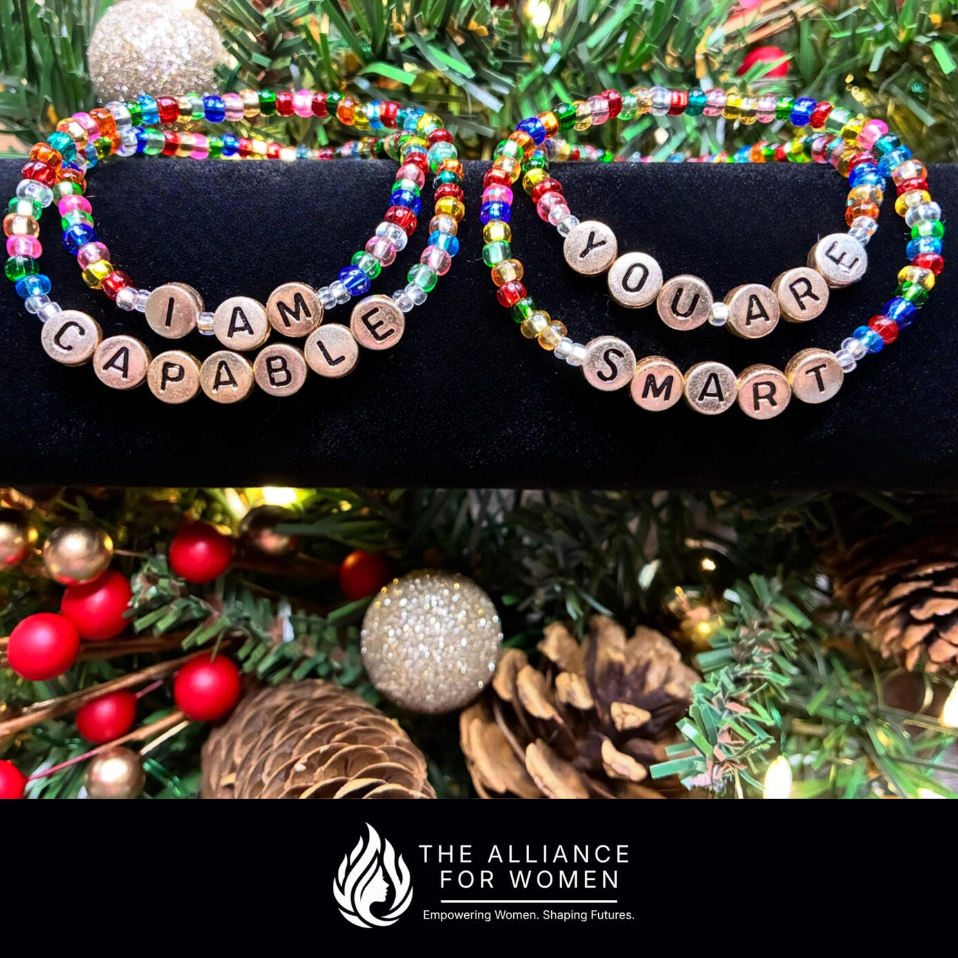 Holy Night - Affirmation Bracelet Set