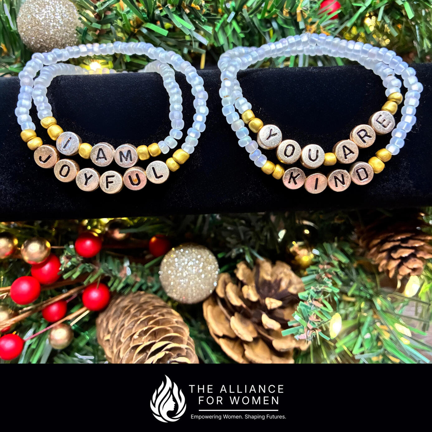 Holy Night - Affirmation Bracelet Set