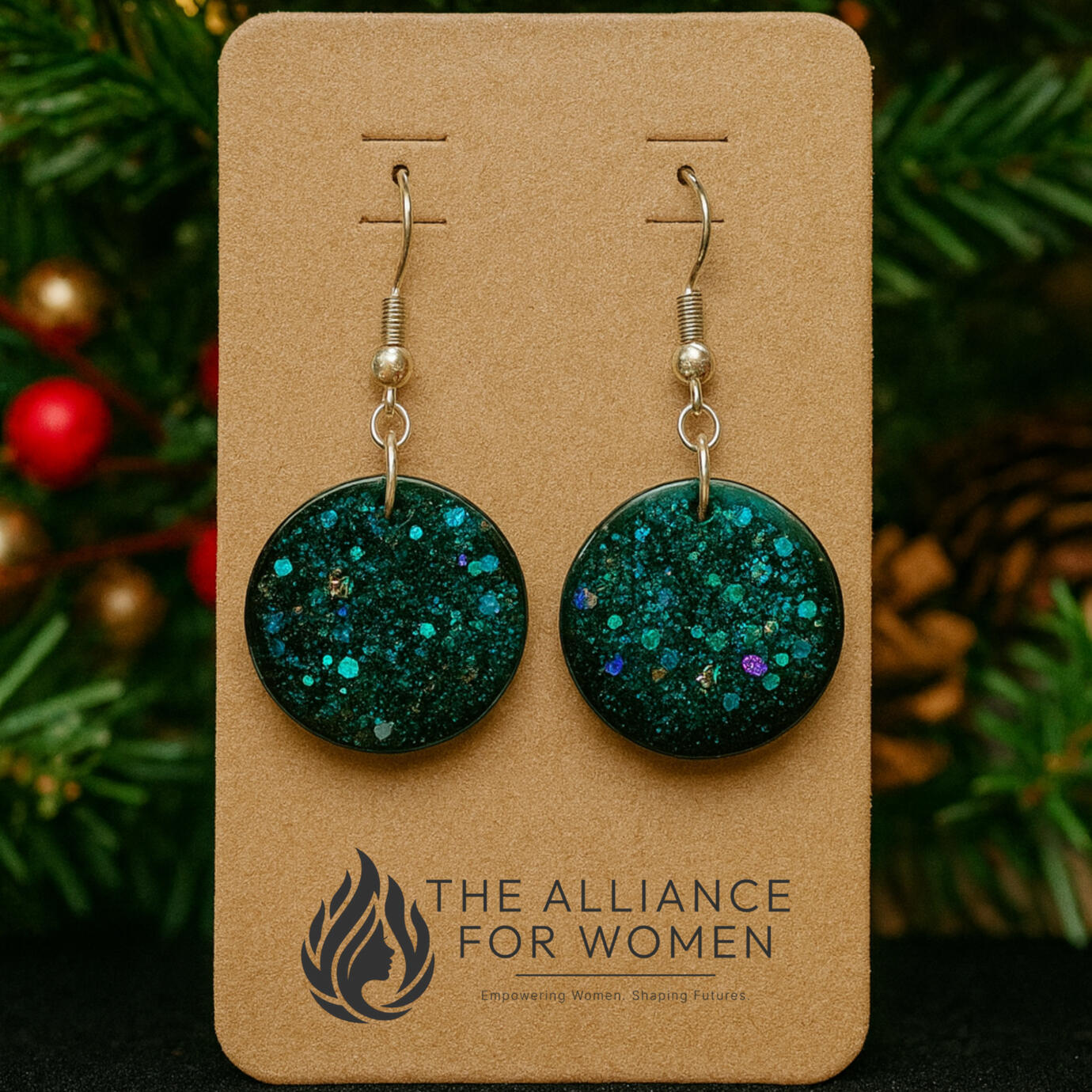 Handcrafted Holiday Earrings - Silent Night